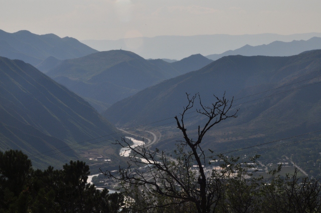 Looking west from Ironwood Mountain in Glenwood Springs